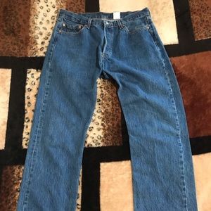 Mens Levi 501 Buttonfly Jeans